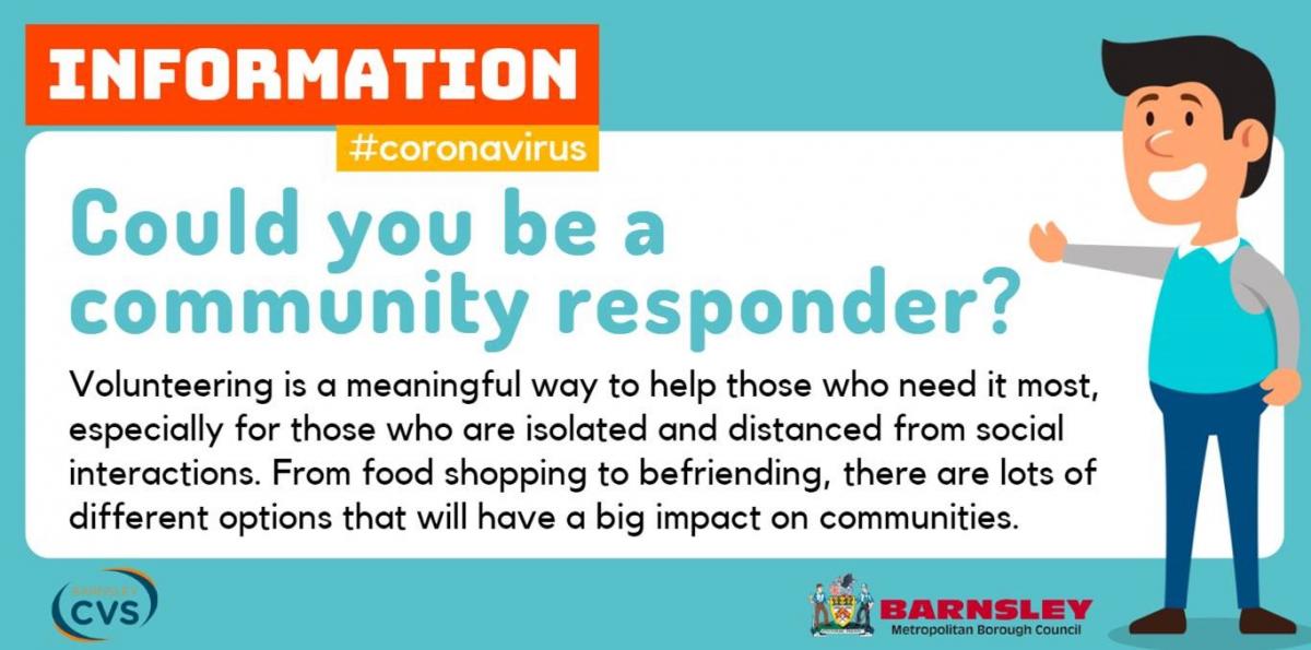 Community Responder Volunteer coronavirus